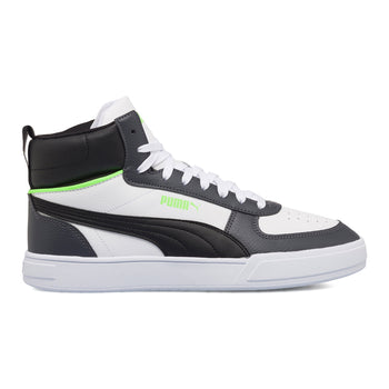 Sneakers alte bianche e nere da uomo con dettagli traforati Puma Caven Mid, Brand, SKU s322500226, Immagine 0